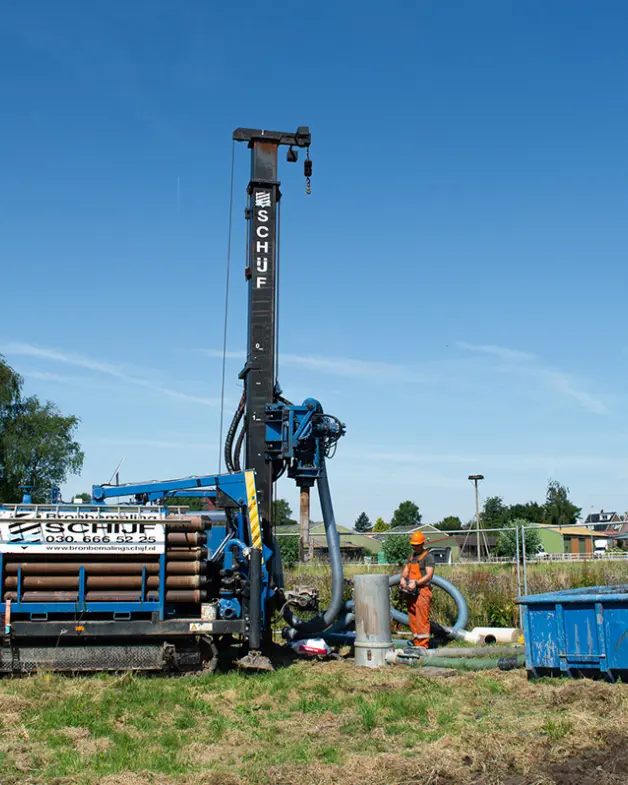 Machine en medewerker