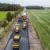 Drone foto asfaltploeg