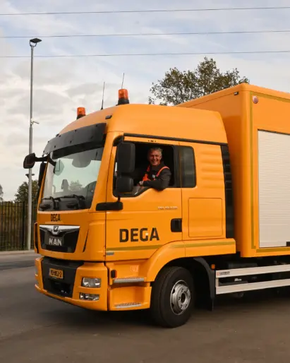 Thermowagen met klaas zij aanzicht