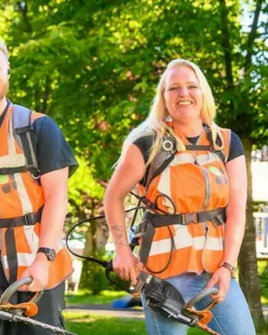 Medewerkers groen