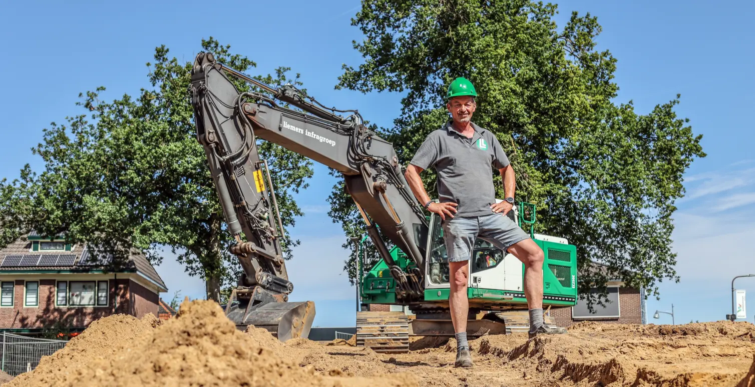 Kraan met machinist